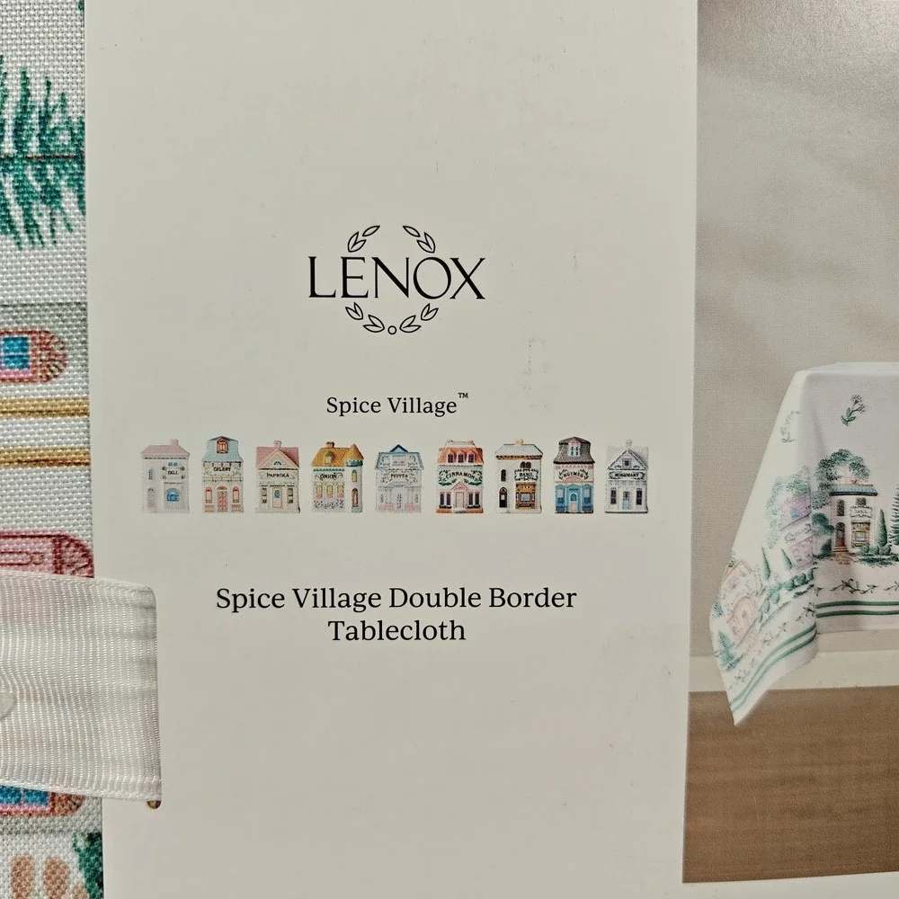 Lenox Spice Village Rectangular Tablecloth 60
